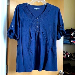 Croft and barrow peasant type T shirt